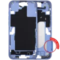 Mid-Frame Housing With Power And Volume Button For iPhone 16 Plus (EU / Global Version) (Aftermarket Plus) (Ultramarine)