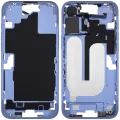 Mid-Frame Housing With Power And Volume Button For iPhone 16 Plus (EU / Global Version) (Aftermarket Plus) (Ultramarine)