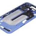 Mid-Frame Housing With Power And Volume Button For iPhone 16 Plus (EU / Global Version) (Aftermarket Plus) (Ultramarine)