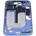 Mid-Frame Housing With Power And Volume Button For iPhone 16 Plus (EU / Global Version) (Aftermarket Plus) (Ultramarine)
