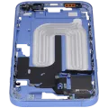 Mid-Frame Housing With Power And Volume Button For iPhone 16 Plus (EU / Global Version) (Aftermarket Plus) (Ultramarine)