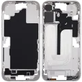 Mid-Frame Housing With Power And Volume Button For iPhone 16 Plus (EU / Global Version) (Aftermarket Plus) (White)