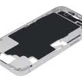 Mid-Frame Housing With Power And Volume Button For iPhone 16 Plus (EU / Global Version) (Aftermarket Plus) (White)