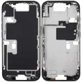 Mid-Frame Housing With Power And Volume Button For iPhone 16 Pro (EU / Global Version) (Aftermarket Plus) (Black Titanium)