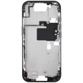 Mid-Frame Housing With Power And Volume Button For iPhone 16 Pro (EU / Global Version) (Aftermarket Plus) (Black Titanium)