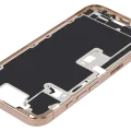 Mid-Frame Housing With Power And Volume Button For iPhone 16 Pro (EU / Global Version) (Aftermarket Plus) (Desert Titanium)