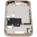 Mid-Frame Housing With Power And Volume Button For iPhone 16 Pro (EU / Global Version) (Aftermarket Plus) (Desert Titanium)