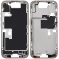 Mid-Frame Housing With Power And Volume Button For iPhone 16 Pro (EU / Global Version) (Aftermarket Plus) (Natural Titanium)
