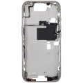 Mid-Frame Housing With Power And Volume Button For iPhone 16 Pro (EU / Global Version) (Aftermarket Plus) (Natural Titanium)
