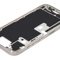 Mid-Frame Housing With Power And Volume Button For iPhone 16 Pro (EU / Global Version) (Aftermarket Plus) (Natural Titanium)