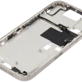 Mid-Frame Housing With Power And Volume Button For iPhone 16 Pro (EU / Global Version) (Aftermarket Plus) (Natural Titanium)