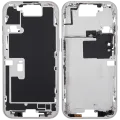 Mid-Frame Housing With Power And Volume Button For iPhone 16 Pro (EU / Global Version) (Aftermarket Plus) (White Titanium)