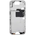 Mid-Frame Housing With Power And Volume Button For iPhone 16 Pro (EU / Global Version) (Aftermarket Plus) (White Titanium)