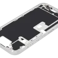 Mid-Frame Housing With Power And Volume Button For iPhone 16 Pro (EU / Global Version) (Aftermarket Plus) (White Titanium)