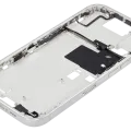 Mid-Frame Housing With Power And Volume Button For iPhone 16 Pro (EU / Global Version) (Aftermarket Plus) (White Titanium)