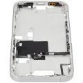 Mid-Frame Housing With Power And Volume Button For iPhone 16 Pro (EU / Global Version) (Aftermarket Plus) (White Titanium)