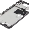 Середня рамка з кнопками живлення й гучності для iPhone 16 Pro Max (EU / Global Version) (Aftermarket Plus) (Black Titanium)