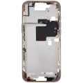 Mid-Frame Housing With Power And Volume Button For iPhone 16 Pro Max (EU / Global Version) (Aftermarket Plus) (Desert Titanium)