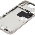 Mid-Frame Housing With Power And Volume Button For iPhone 16 Pro Max (EU / Global Version) (Aftermarket Plus) (Natural Titanium)