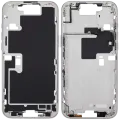 Середня рамка з кнопками живлення й гучності для iPhone 16 Pro Max (EU / Global Version) (Aftermarket Plus) (White Titanium)
