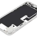 Середня рамка з кнопками живлення й гучності для iPhone 16 Pro Max (EU / Global Version) (Aftermarket Plus) (White Titanium)