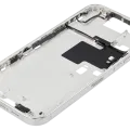 Середня рамка з кнопками живлення й гучності для iPhone 16 Pro Max (EU / Global Version) (Aftermarket Plus) (White Titanium)