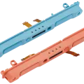Plastic Rail (Right+Left) With Joy Con Controller for Nintendo Switch 2 (Blue/ Orange)