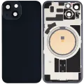 Back Glass w/ MagSafe Magnet For iPhone 14 (Used OEM Pull: Grade B) (Midnight)