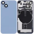 Заднє скло з магнітом MagSafe, NFC і шлейфом спалаху для iPhone 14 (Used OEM Pull: Grade C) (синій)