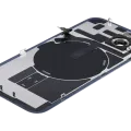 Заднє скло з магнітом MagSafe, NFC і шлейфом спалаху для iPhone 14 (Used OEM Pull: Grade C) (синій)