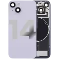 Заднє скло з магнітом MagSafe, NFC і шлейфом спалаху для iPhone 14 (Used OEM Pull: Grade C) (фіолетовий)