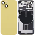 Back Glass w/ MagSafe Magnet & NFC & Flashlight Flex For iPhone 14 (Used OEM Pull: Grade C) (Yellow)