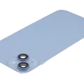Заднє скло з магнітом MagSafe, NFC і шлейфом спалаху для iPhone 14 Plus (Used OEM Pull: Grade C) (синій)