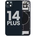 Заднє скло з магнітом MagSafe, NFC і шлейфом спалаху для iPhone 14 Plus (Used OEM Pull: Grade C) (Midnight)