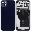 Заднє скло з магнітом MagSafe, NFC і шлейфом спалаху для iPhone 14 Plus (Used OEM Pull: Grade C) (Midnight)