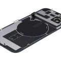 Заднє скло з магнітом MagSafe, NFC і шлейфом спалаху для iPhone 14 Plus (Used OEM Pull: Grade C) (Midnight)