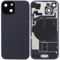 Заднє скло з магнітом MagSafe, NFC і шлейфом спалаху для iPhone 15 (Used OEM Pull: Grade C) (чорний)