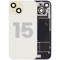 Back Glass w/ MagSafe Magnet & NFC & Flashlight Flex For iPhone 15 (Used OEM Pull: Grade C) (Yellow)
