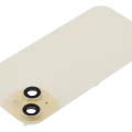 Back Glass w/ MagSafe Magnet & NFC & Flashlight Flex For iPhone 15 (Used OEM Pull: Grade C) (Yellow)