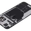 Back Glass w/ MagSafe Magnet & NFC & Flashlight Flex For iPhone 15 Plus (Used OEM Pull: Grade C) (Pink)