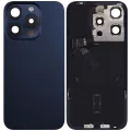 Заднє скло з магнітом MagSafe, NFC і шлейфом спалаху для iPhone 15 Pro (Used OEM Pull: Grade C) (Blue Titanium)