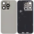 Заднє скло з магнітом MagSafe, NFC і шлейфом спалаху для iPhone 15 Pro (Used OEM Pull: Grade C) (Natural Titanium)