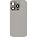 Заднє скло з магнітом MagSafe, NFC і шлейфом спалаху для iPhone 15 Pro (Used OEM Pull: Grade C) (Natural Titanium)
