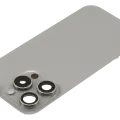 Заднє скло з магнітом MagSafe, NFC і шлейфом спалаху для iPhone 15 Pro (Used OEM Pull: Grade C) (Natural Titanium)