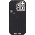 Back Glass w/ MagSafe Magnet & NFC & Flashlight Flex For iPhone 15 Pro (Used OEM Pull: Grade C) (White Titanium)