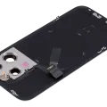Back Glass w/ MagSafe Magnet & NFC & Flashlight Flex For iPhone 15 Pro (Used OEM Pull: Grade C) (White Titanium)