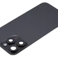 Заднє скло з магнітом MagSafe, NFC і шлейфом спалаху для iPhone 15 Pro Max (Used OEM Pull: Grade C) (Black Titanium)