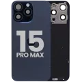 Заднє скло з магнітом MagSafe, NFC і шлейфом спалаху для iPhone 15 Pro Max (Used OEM Pull: Grade C) (Blue Titanium)
