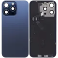 Заднє скло з магнітом MagSafe, NFC і шлейфом спалаху для iPhone 15 Pro Max (Used OEM Pull: Grade C) (Blue Titanium)
