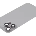 Заднє скло з магнітом MagSafe, NFC і шлейфом спалаху для iPhone 15 Pro Max (Used OEM Pull: Grade C) (Natural Titanium)